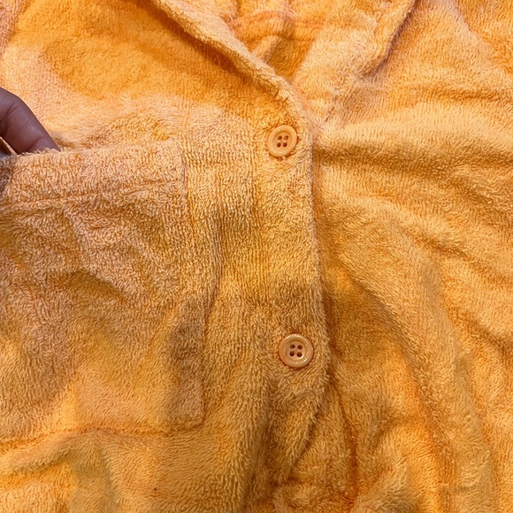 Atoir Santorini Orange Cropped Short Sleeve Shirt - Picture 9 of 9